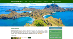 Desktop Screenshot of komodotoursclub.com